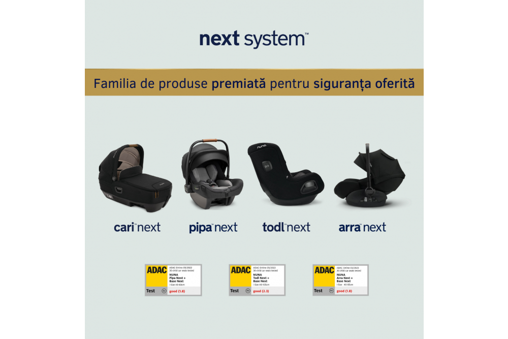 Scaunele auto NUNA - Excelenta in Siguranta!