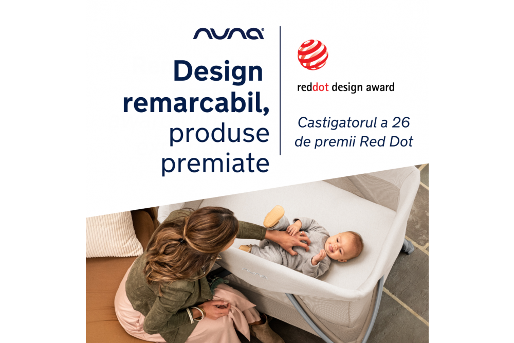 Brandul Nuna primește trei premii Red Dot pentru design inovativ