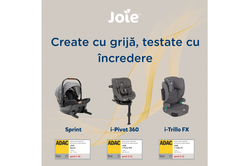 Joie obtine rezultate remarcabile in testarile ADAC primavara 2025