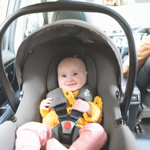 Joie - Scoica auto i-Snug 2 cu tetiera reglabila, 40-75 cm, Fern, testata ADAC si certificata R129