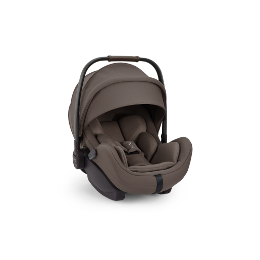 Nuna - Scoica auto cu functie de recline ARRA flex Chestnut, nastere-87 cm, testata ADAC si certificata R129