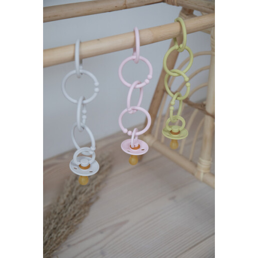 BIBS  - Set 12 inele multifunctionale, Vanilla/Sage/Olive